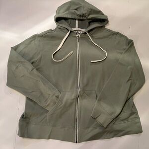 Peace World Love, Full Zip light green Jacket, size XL, fits like men's small